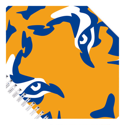 Cuaderno profesional Dietrix First Class Pasta dura doble arillo 80 hojas raya Club Tigres de la UANL modelo Felino