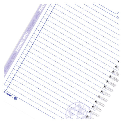 Libreta Dietrix First Class pasta dura  doble arillo  80 hojas raya Club America modelo amor eterno