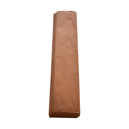 Dietrix Crepe Paper 50x200cm Brown Pack of 10 Sheets