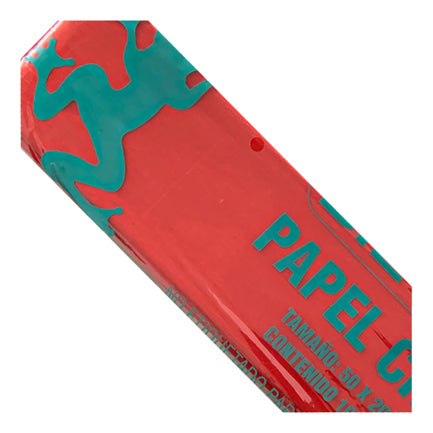 Papel Crepe Dietrix 50x200cms Rojo Paquete con 10 Hojas