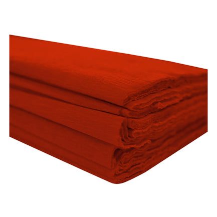 Papel Crepe Dietrix 50x200cms Rojo Paquete con 10 Hojas