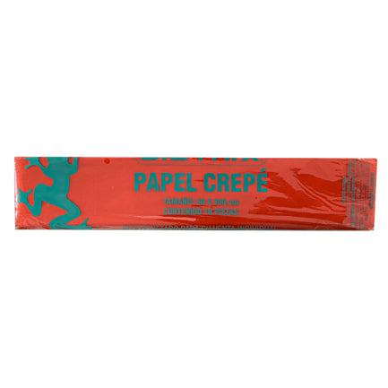 Papel Crepe Dietrix 50x200cms Rojo Paquete con 10 Hojas