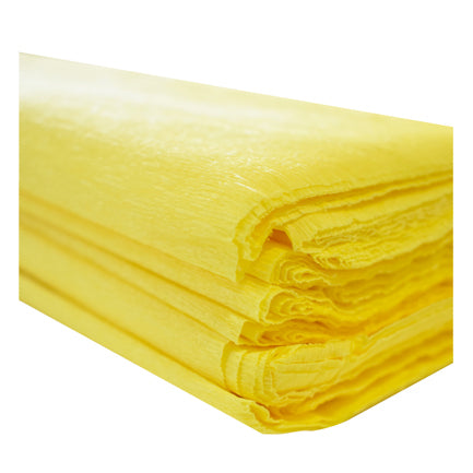 Papel Crepe Dietrix 50x200cms Amarillo Canario Paquete con 10 Hojas