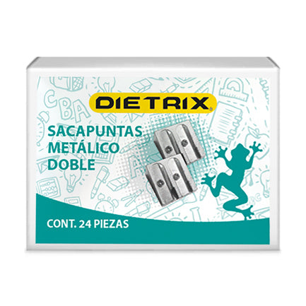 Dietrix Metal Triangular Double-Hole Sharpener Bag w/12