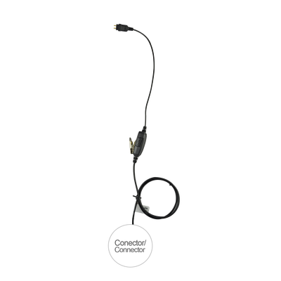 Micrófono de 1 cable serie LOC para Hytera PD606 / X1p / X1e / Z1p