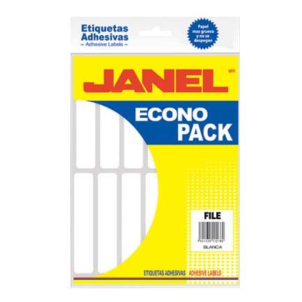 JANEL SCHOOL WHITE LABEL 20X105 ECONOPACK