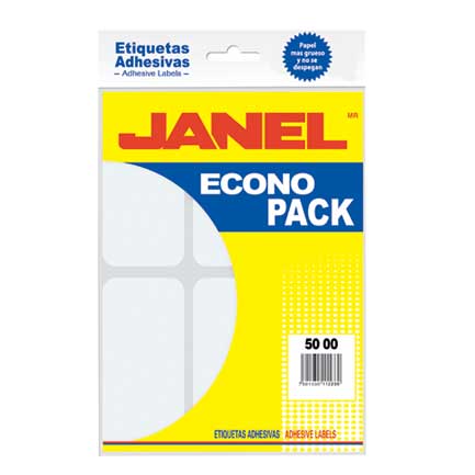 LABEL JANEL WHITE SCHOOL 50X100 ECONOPACK