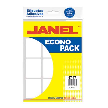 BLANK SCHOOL LABEL 67X47 ECONOPACK