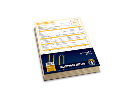 STAR BLOCK JOB APPLICATION PACK WITH 5 EACH 40-SHEET