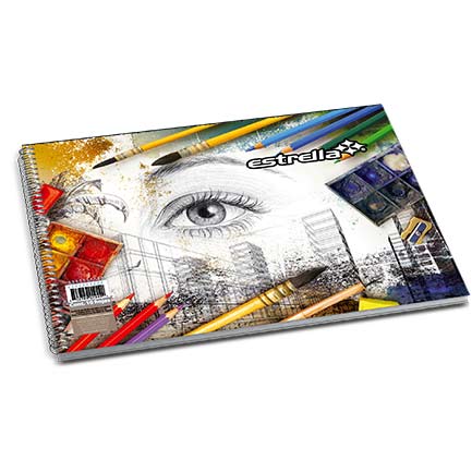 STAR NOTEBOOK DRAWING CHINA STAR W/10 SHTS