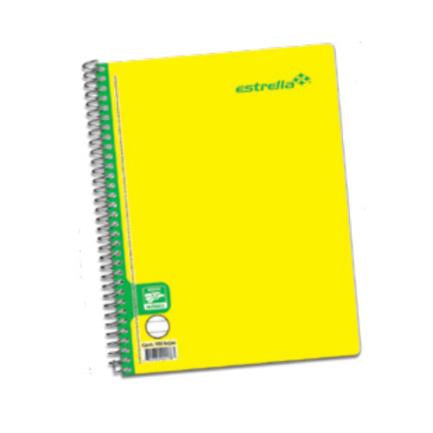 FRENCH STAR NOTEBOOK 100 SHEETS WHITE