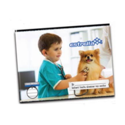 ITALIAN STAPLED NOTEBOOK DOUBLE RULED 100 SHEETS