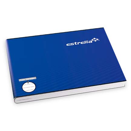 STAPLED STAR NOTEBOOK ITALIAN/GERMAN RULE 100 SHEETS