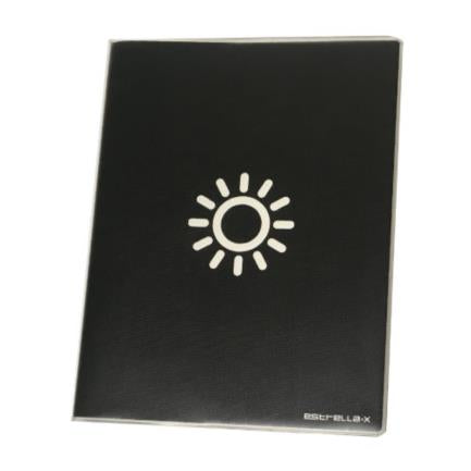 Star Notebook, Sewn, 80 Sheets, Plastic Cover