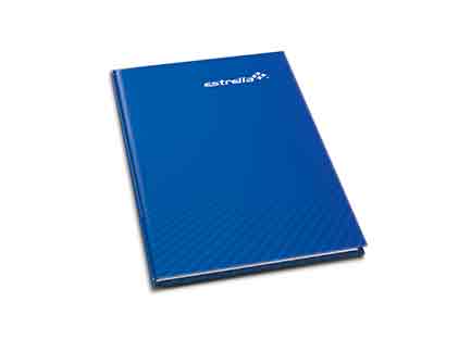STITCHED STAR NOTEBOOK F/F 1/4 C7 192 SHEETS