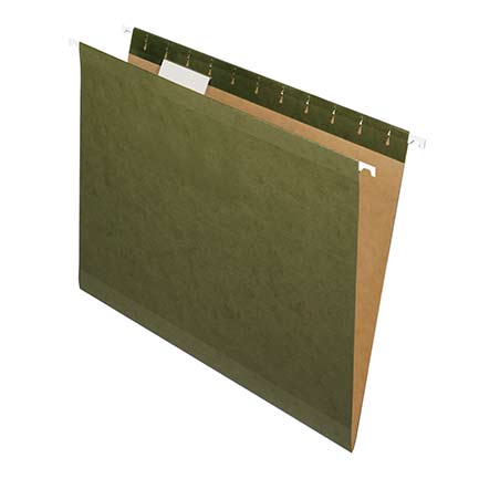 Oxford Traditional Green Legal Size Hanging Folder C/25 Pieces