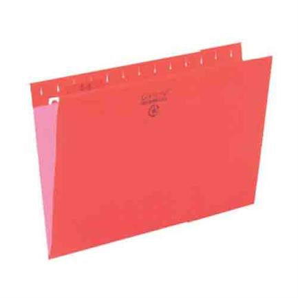PENDANT HANGING FOLDER RED LEGAL BOX W/25