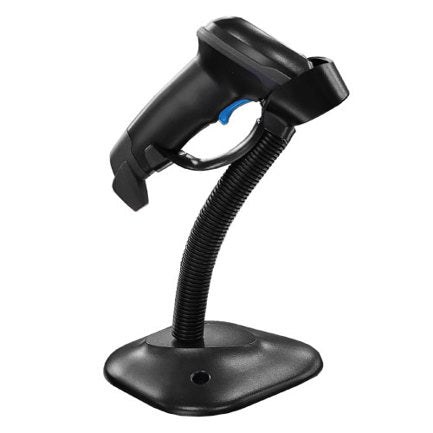 Lector Ecline de Codigo de Barras Escaner de Mano Largo Alcance con Base 1D