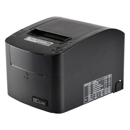 Impresora Ecline Termica Velocidad de Impresion 300mm/s Papel 80mm Corte Automatico Interfa