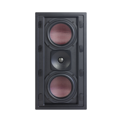 BOCINA DE PARED | 2 WOOFERS DE FIBRA DE CARBONO 6.5'' | TWEETER DE TITANIO 1'' | 200W