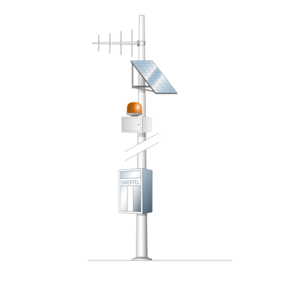 Sistema para Comunicación de Emergencia con Radio TK8302HK (UHF 450-520 MHz).