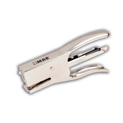 MAE Plier Stapler, Chrome-Plated