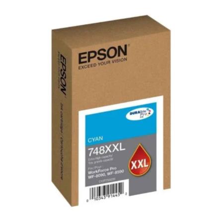 Epson T748XXL Ultra High Capacity Ink WF-6090/WF-6590 Cyan
