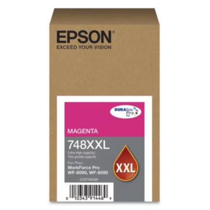 Epson T748XXL Ultra High Capacity Ink WF-6090/WF-6590 Magenta