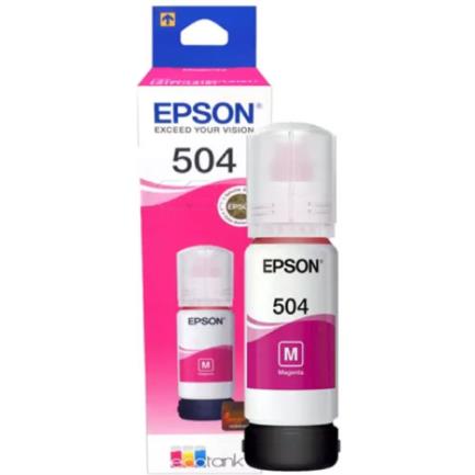Epson Original T504 70ml EcoTank L4150/L4160 Magenta Ink