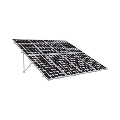 Montaje para Panel Solar, Riel de 2200mm para Módulos con Espesor de 35mm, Velocidad de Viento Máx. 136km/h