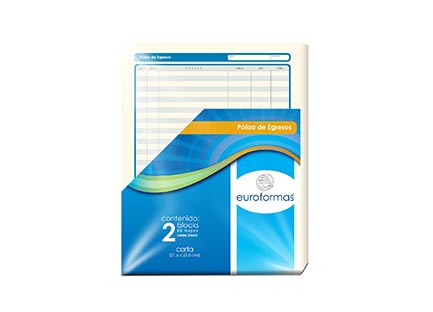DISBURSEMENT POLICY EUROFORMAS LETTER 50H W/2 BLOCKS