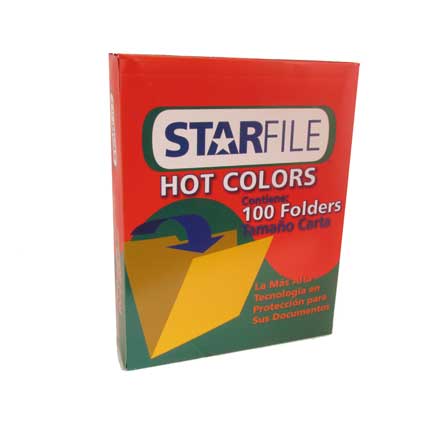 FOLDERS MAPASA HOT COLORS GREEN LETTER C/100