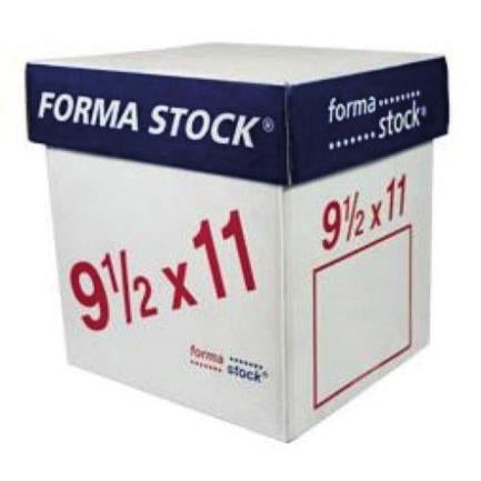 Papel Formastock 9.5x5.5" Blanco 2Tantos C/1500