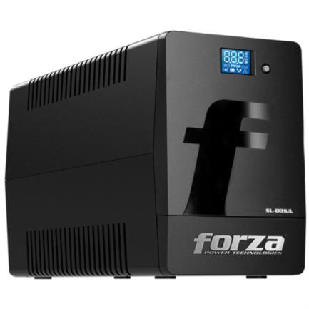 UPS Forza SL-801UL Smart Interactive 800VA/480W 6 Outlets LCD Touch Tower 120V Black