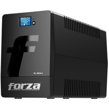 UPS Forza SL-801UL Smart Interactive 800VA/480W 6 Outlets LCD Touch Tower 120V Black