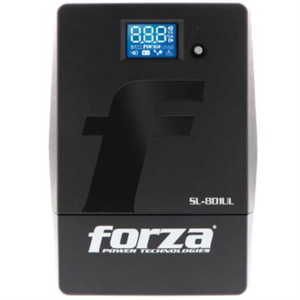 UPS Forza SL-801UL Smart Interactive 800VA/480W 6 Outlets LCD Touch Tower 120V Black