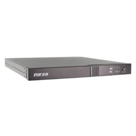 Forza FDC-1001RUL Online Double Conversion UPS, 1000VA/800W, Pure Sine Wave, 3 Outlets, 120V, Black