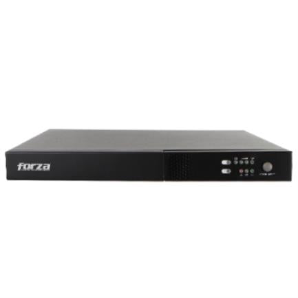 Forza FDC-1001RUL Online Double Conversion UPS, 1000VA/800W, Pure Sine Wave, 3 Outlets, 120V, Black