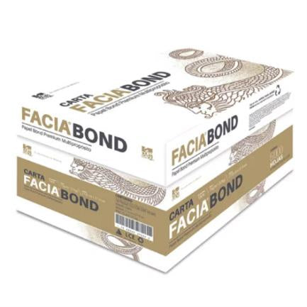 Cut Paper Facia Bond Ledger 75 g 99% Whiteness Box W/2500 Sheets (5 Packs W/500 each)