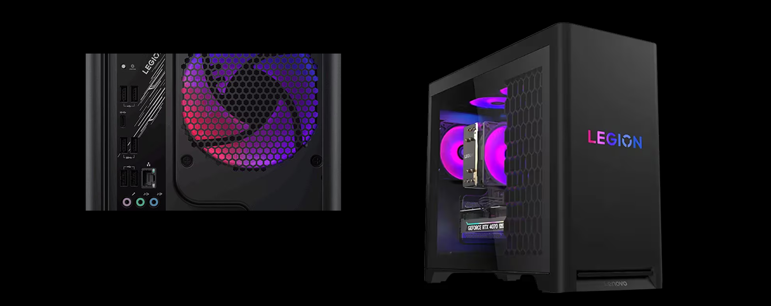 Demo - Desktop Legion T5 26IRB8 Core i5-14400F NVIDIA GeForce RTX4060 8GB Disco duro 1TB SSD Ram 16 GB Windows 11 Home