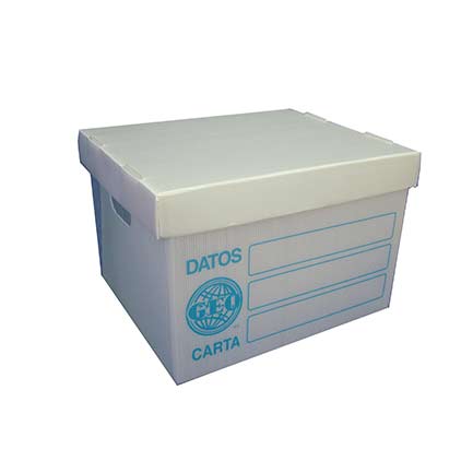Plastic Letter Size Geo File Box
