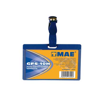 MAE SOLID HORIZONTAL BADGE HOLDER C/50