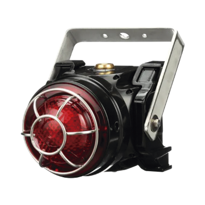 Luz LED de la serie global, para ubicaciónes peligrosas, UL y cUL CID2, 120-240 Vca, montaje en U Ex d, rojo