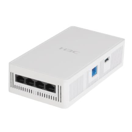 Punto de Acceso H3C WA6320H HI Antenas internas 4 transmisiones Radio dual 802 11ax/ac/n Punto de acceso Walljack FIT