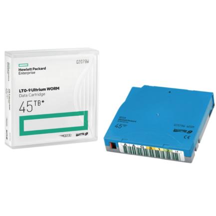 HPE LTO-9 Ultrium 45 TB RW Data Cartridge with Custom Labeled with Cases