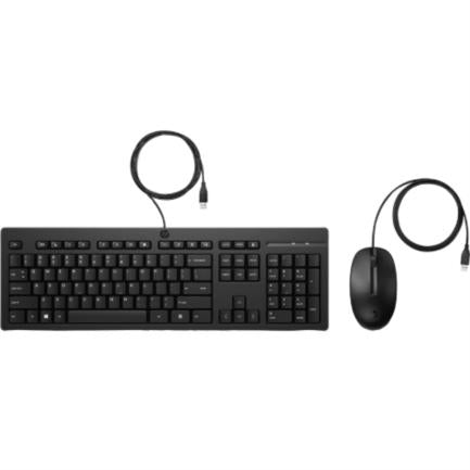 Kit Teclado y Mouse HP 225 Alámbrico Negro