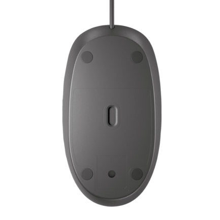 Mouse HP 125 Alámbrico USB Negro Sensor Óptico 1200 DPI 3 Botones Cable 1.8 m Compatible Con Windows