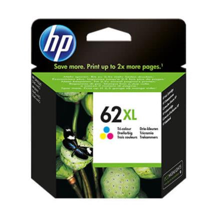 Tinta HP 62XL Tricolor Alto Rendimiento