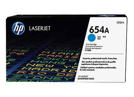 HP LaserJet 654A Cyan Toner