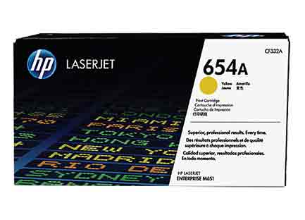 HP LaserJet 654A Yellow Toner